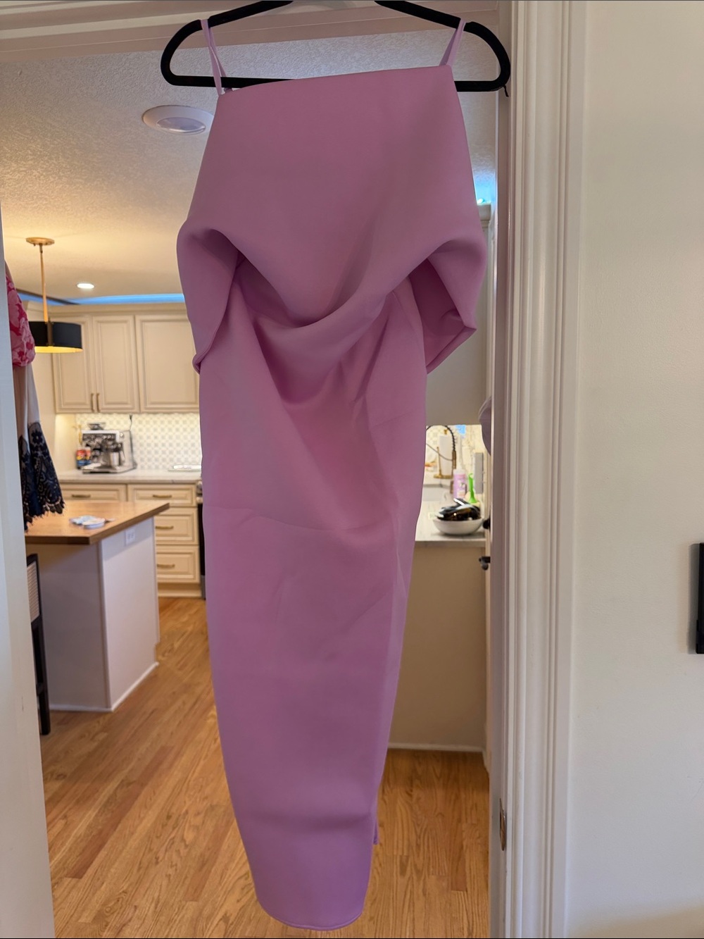 ASOS One-Shoulder Lilac Evening Gown - Picture 3 of 3